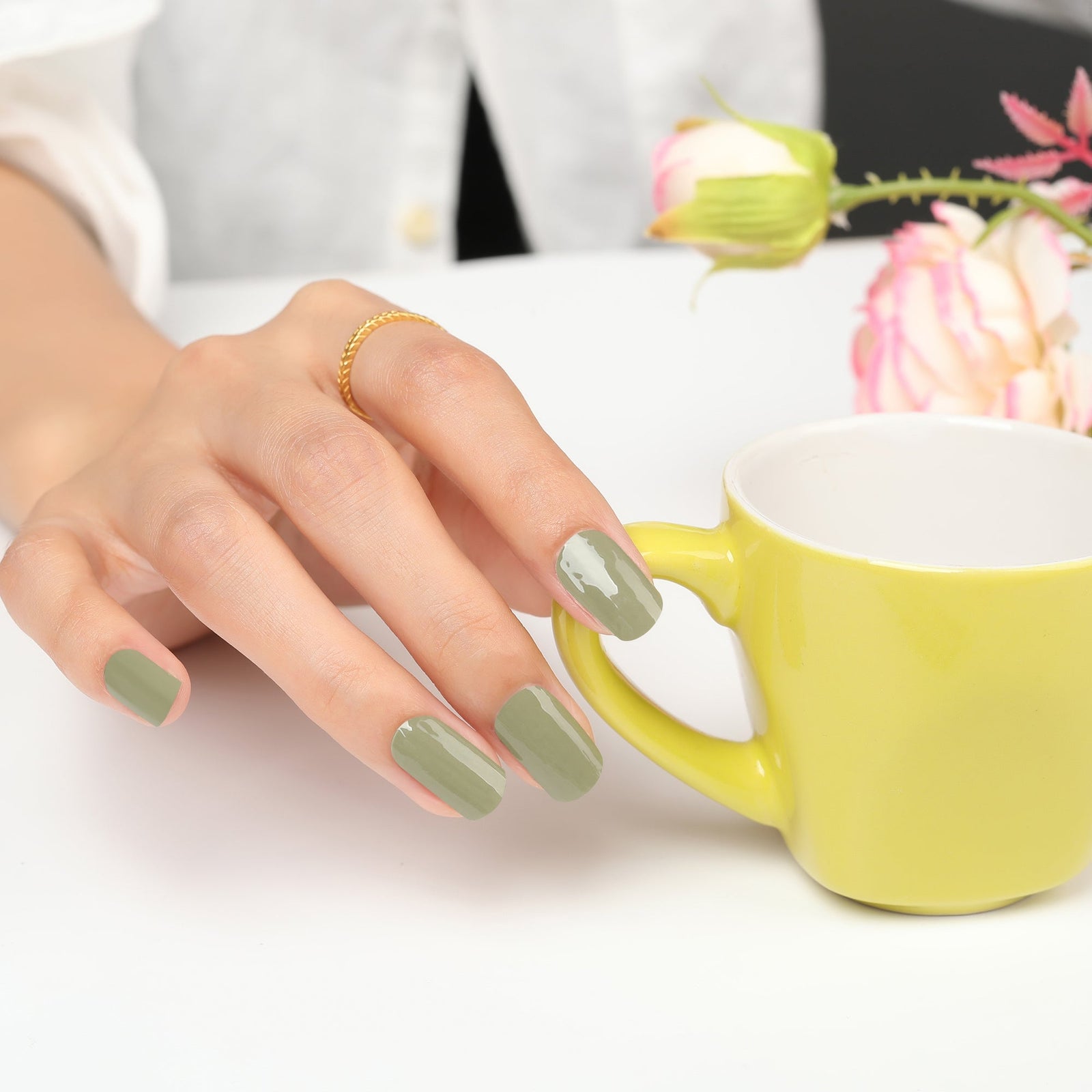 Verde Oliva | Stickers de Gel