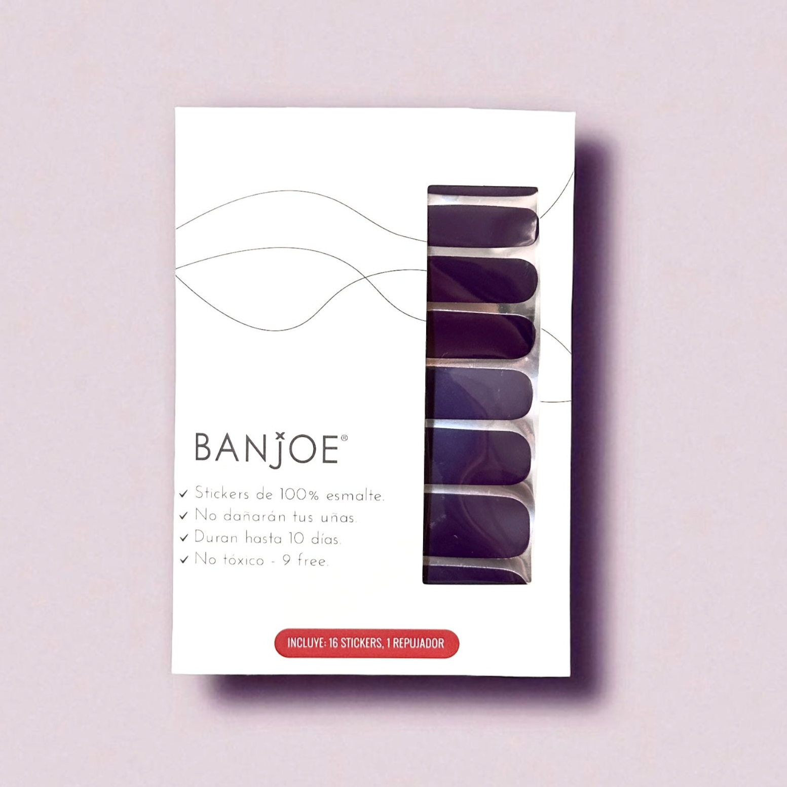 Morado Petunia | Stickers de Esmalte