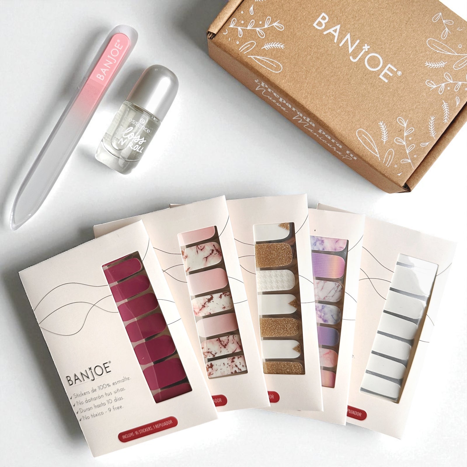 Kit Inicial Stickers de Esmalte