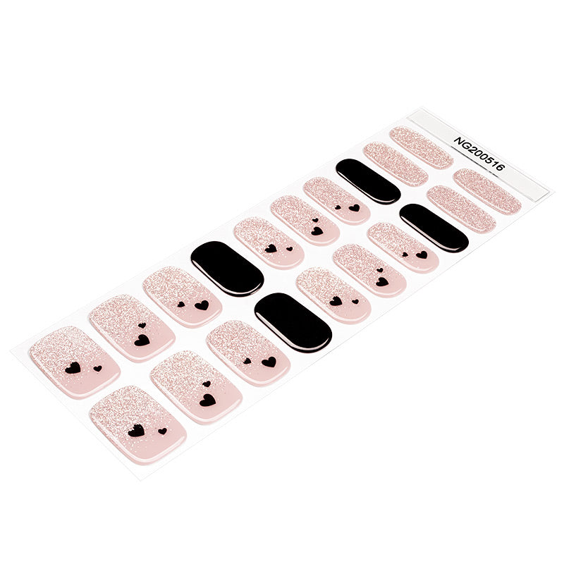 Black Heart | Stickers de Gel