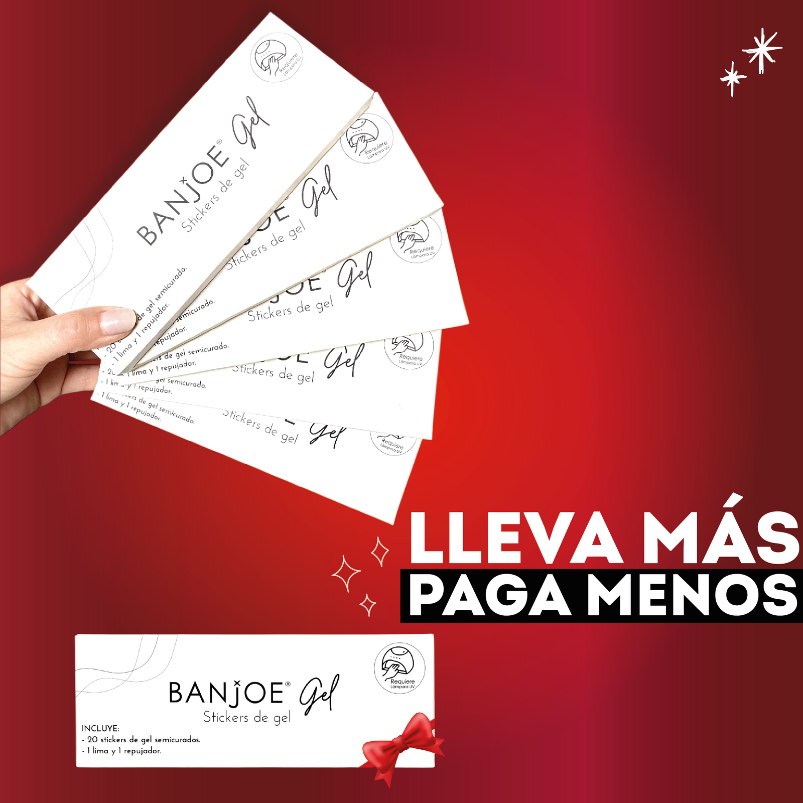Pack Stickers de Gel - Lleva diseños a tu elección!