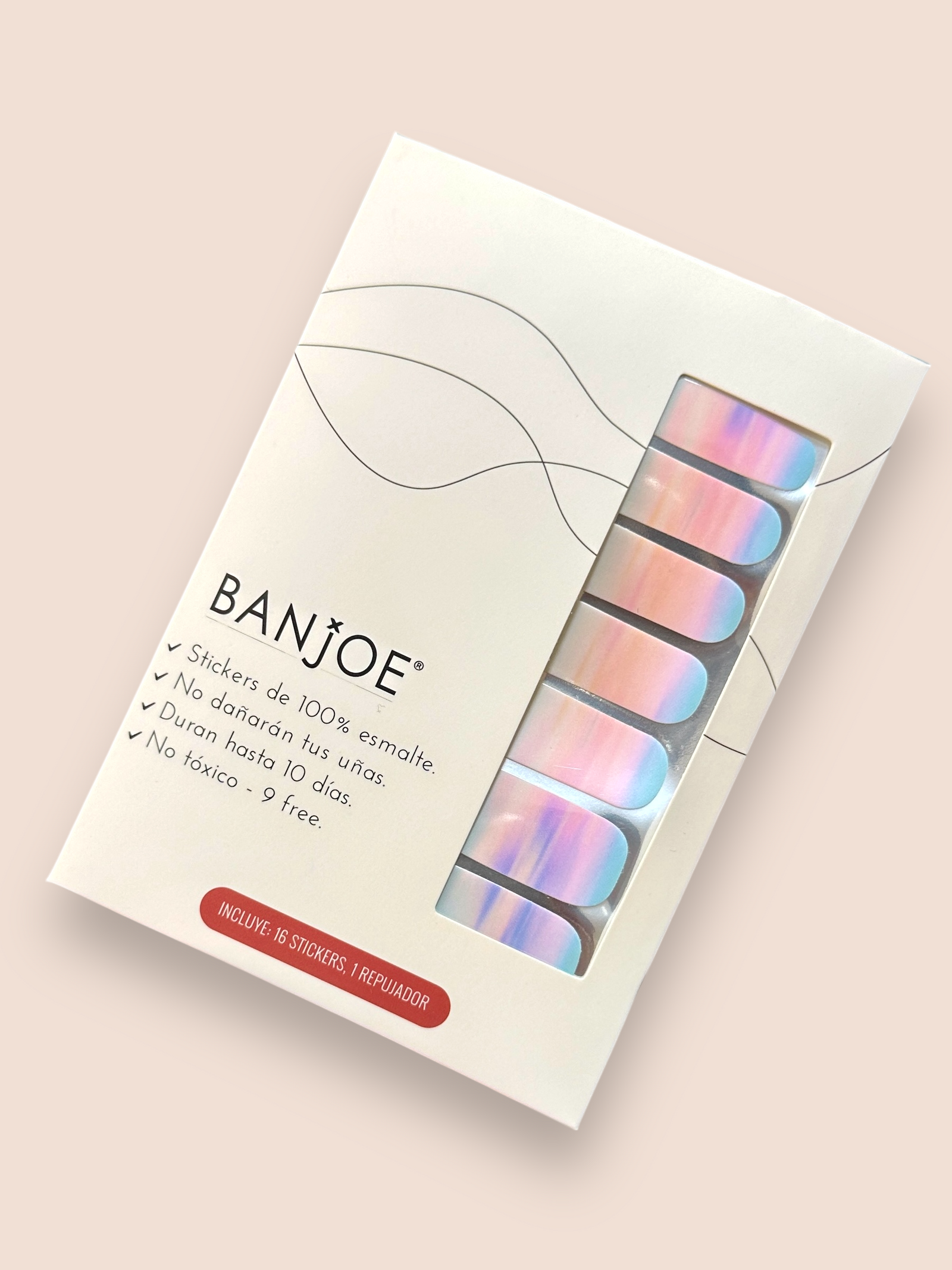 Atardecer rosa | Stickers de Esmalte