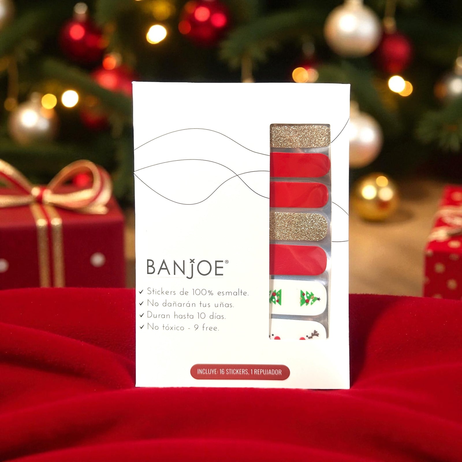 Rojo Mágico | Stickers de Esmalte