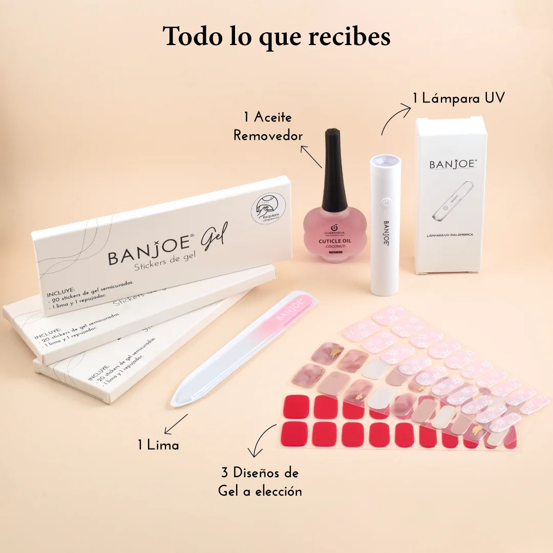 Kit Uñas Gel Banjoe® | Todo lo que Necesitas