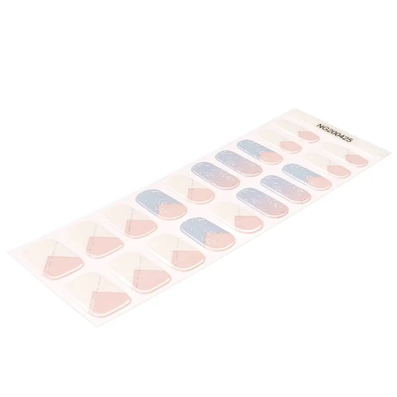 Chevron Blue | Stickers de Gel