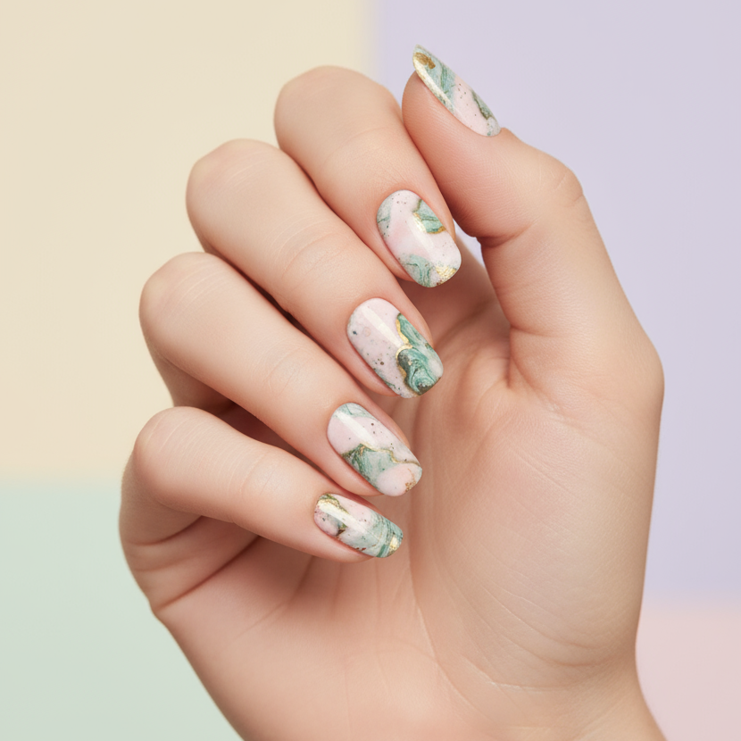Dreamy Marble | Stickers de Esmalte