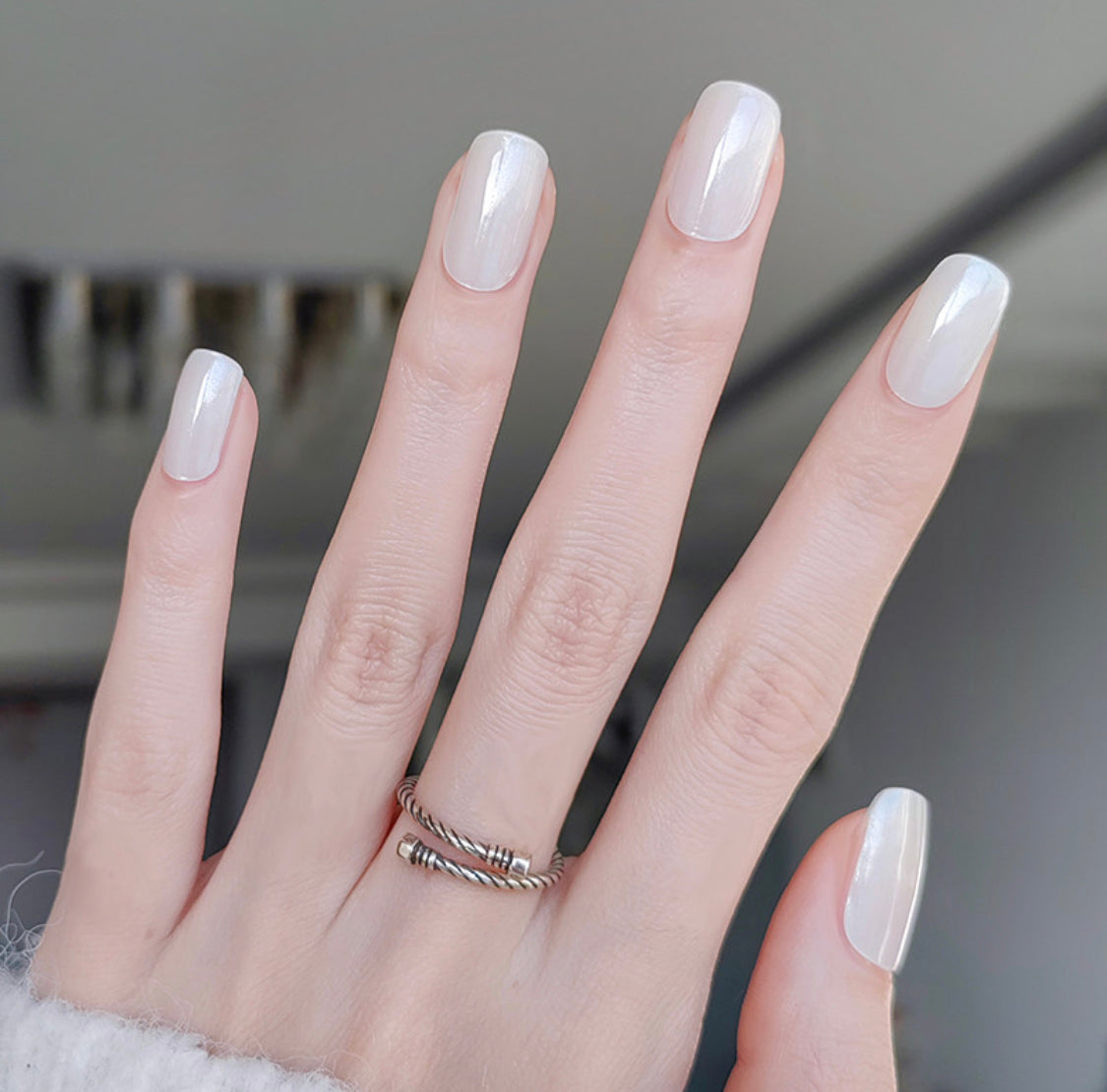 White Shimmer | Stickers de Gel