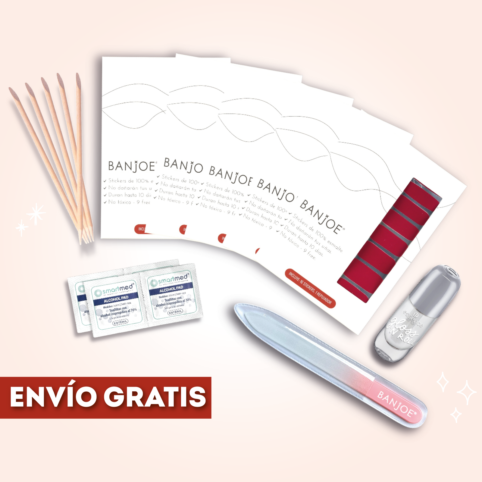 Kit Inicial Stickers de Esmalte