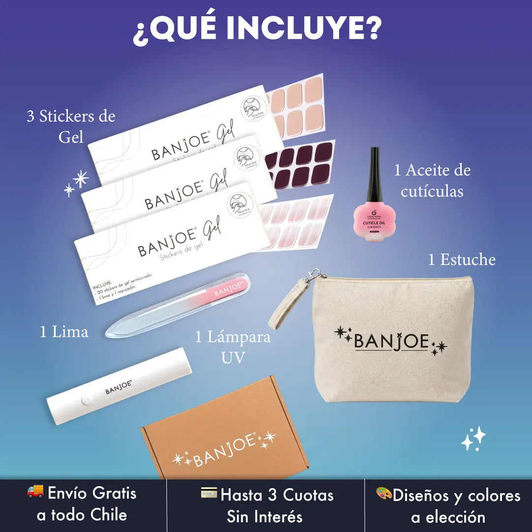 Kit Uñas de Gel Banjoe® | Edición Cyber + Estuche