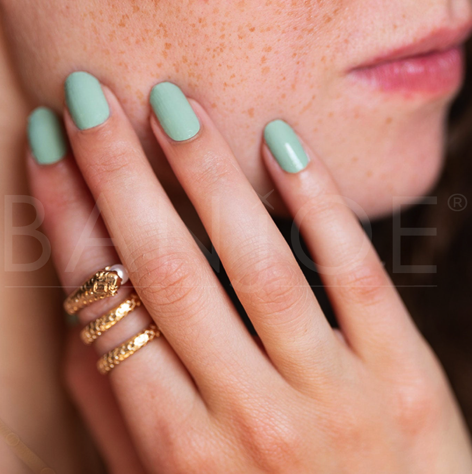 Verde Caribe | Stickers de Esmalte