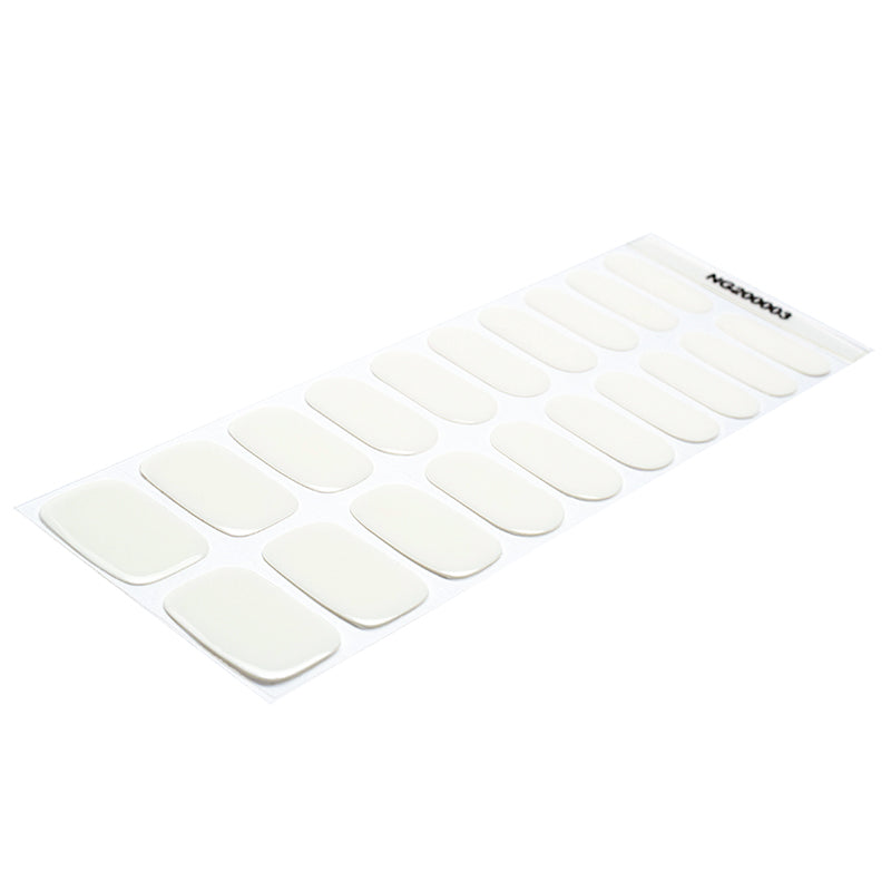 Blanco Sólido | Stickers de Gel