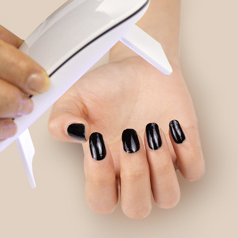 Negro Sólido | Stickers de Gel