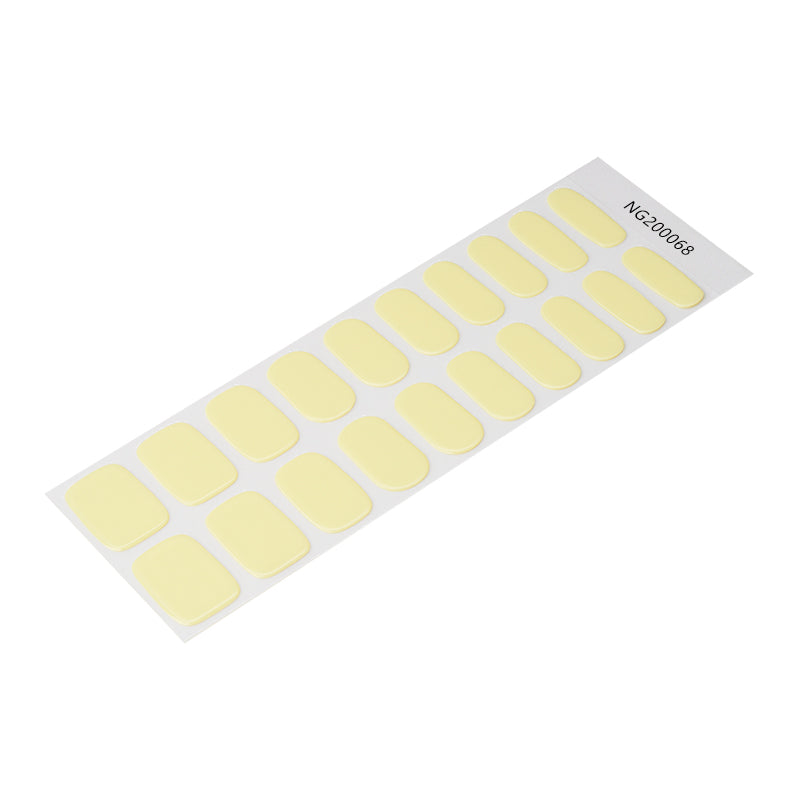 Amarillo Pastel | Stickers de Gel