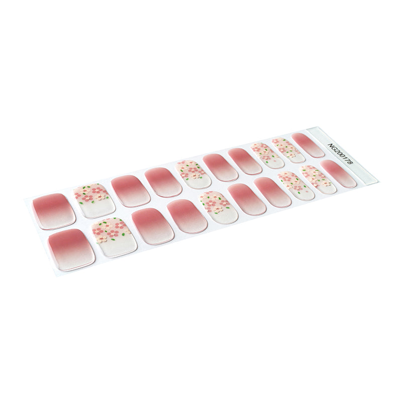 Degradé Floral | Stickers de Gel