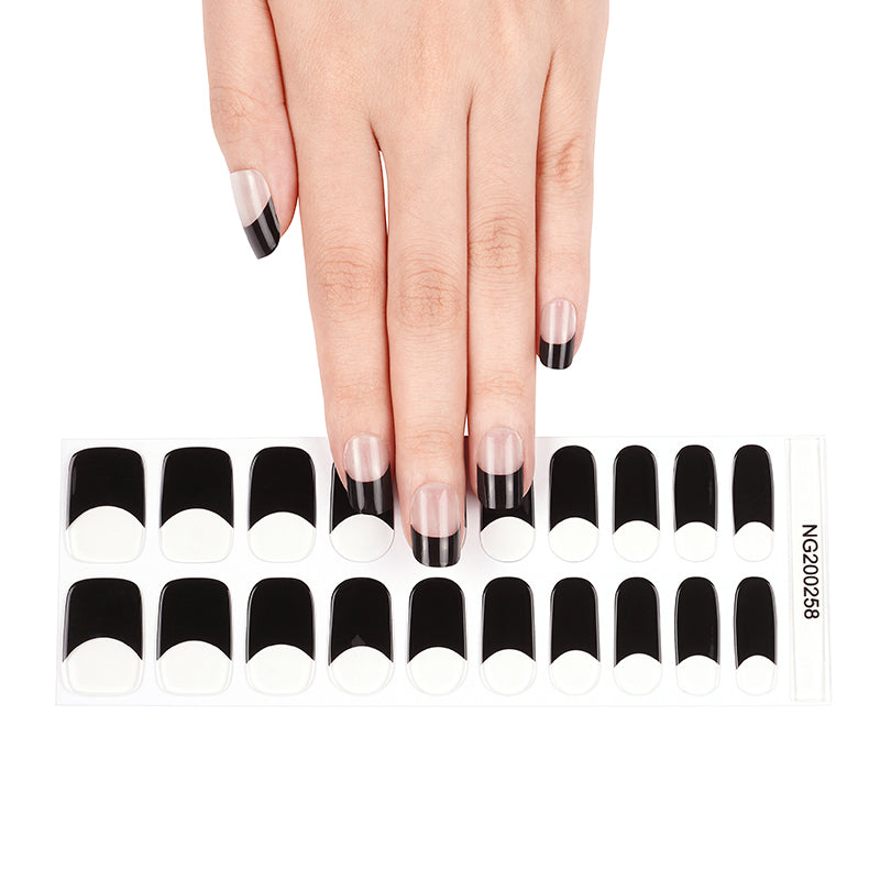 Black French | Stickers de Gel