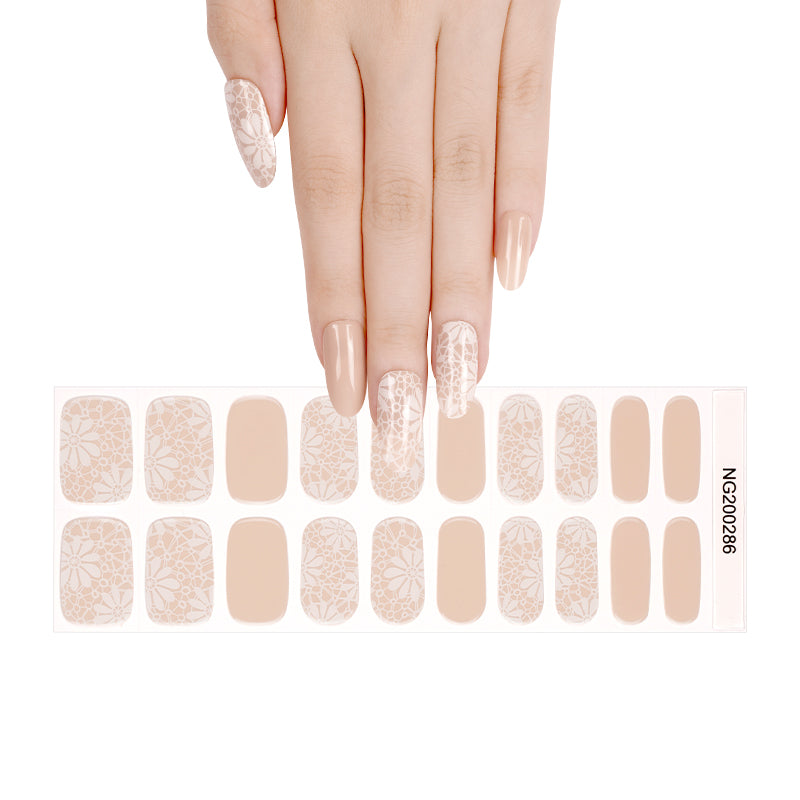 Beige Elegante | Stickers de Gel