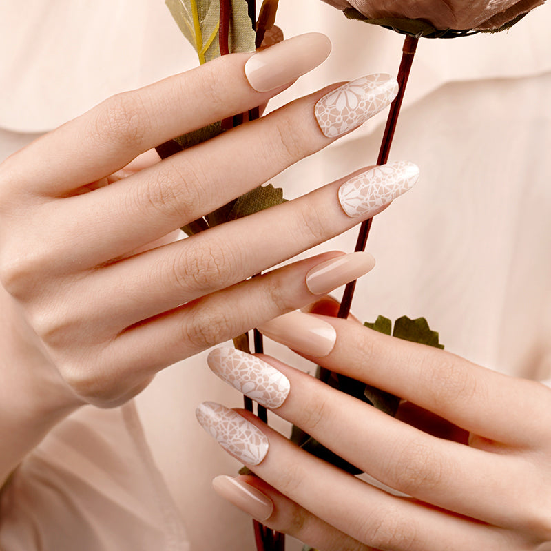 Beige Elegante | Stickers de Gel