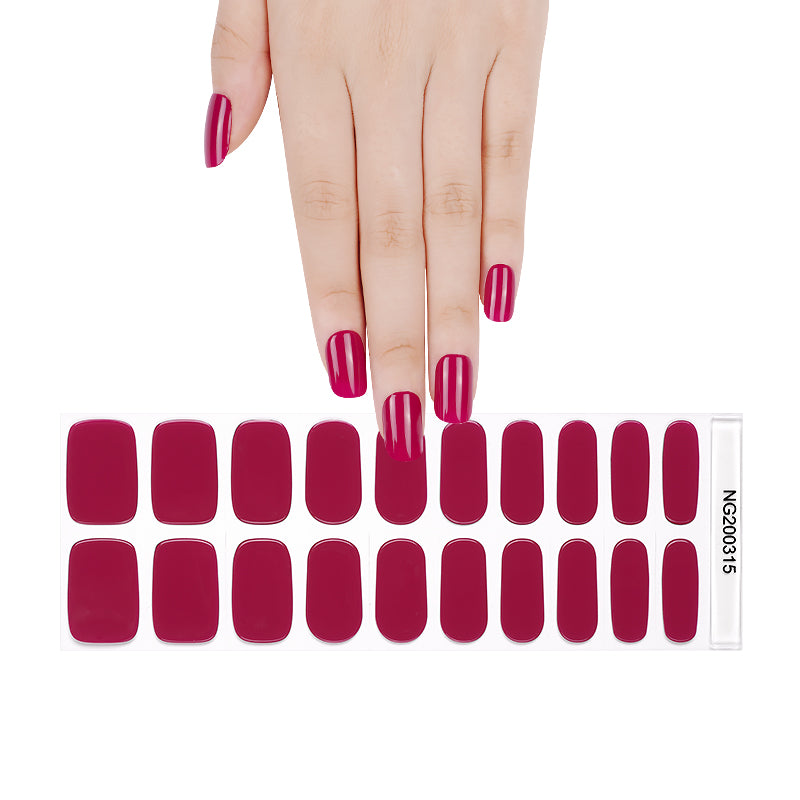 Deep Cherry | Stickers de Gel