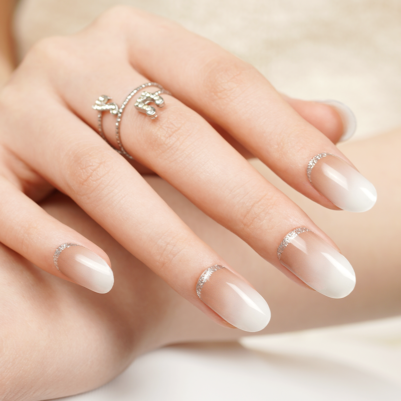 Degradé Nude Glow | Stickers de Gel