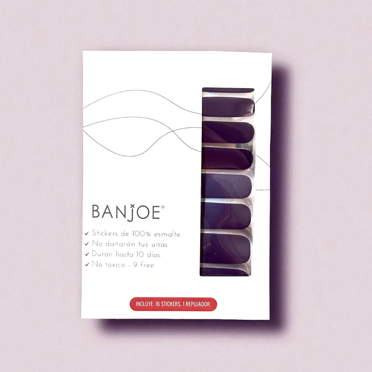 Morado Petunia | Stickers de Esmalte