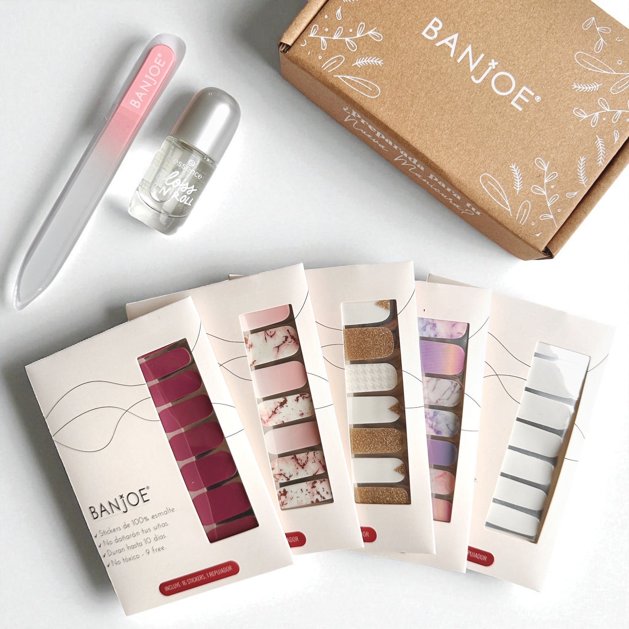 Kit de Stickers de Esmalte