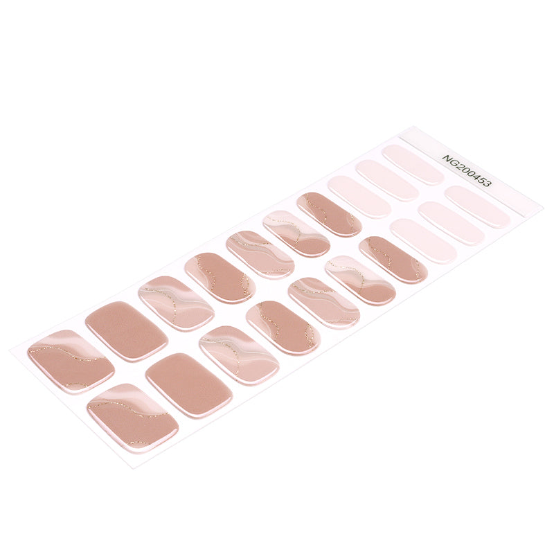 Elegant Waves | Stickers de Gel