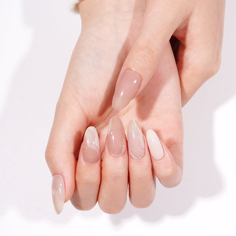 Elegant Waves | Stickers de Gel