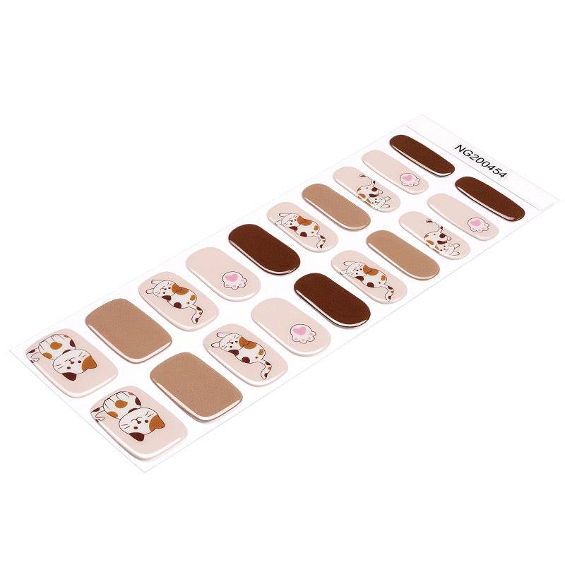 Cute Cat | Stickers de Gel