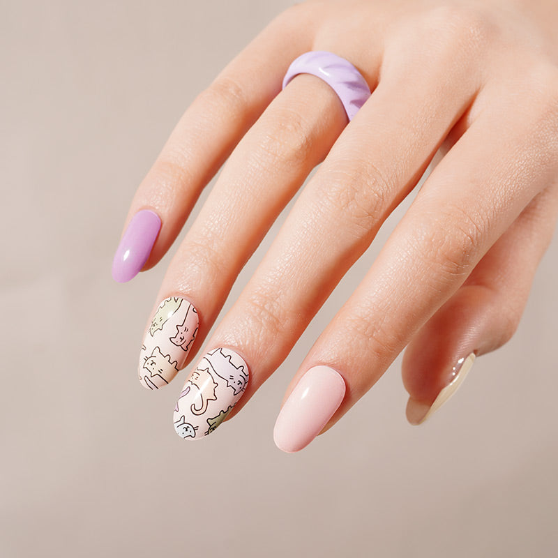 Gatitos Colorful | Stickers de Gel