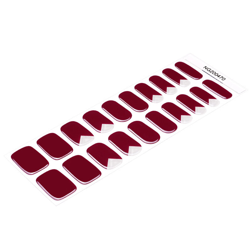 Burdeo Glam | Stickers de Gel