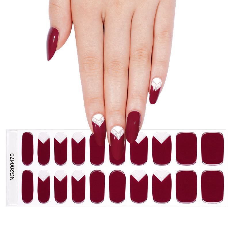 Burdeo Glam | Stickers de Gel
