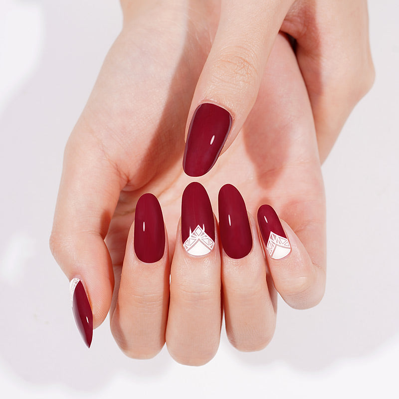 Burdeo Glam | Stickers de Gel