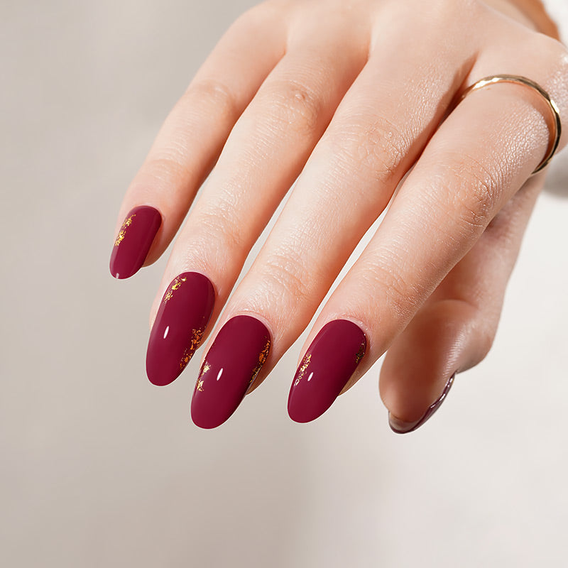 Chic Burgundy | Stickers de Gel