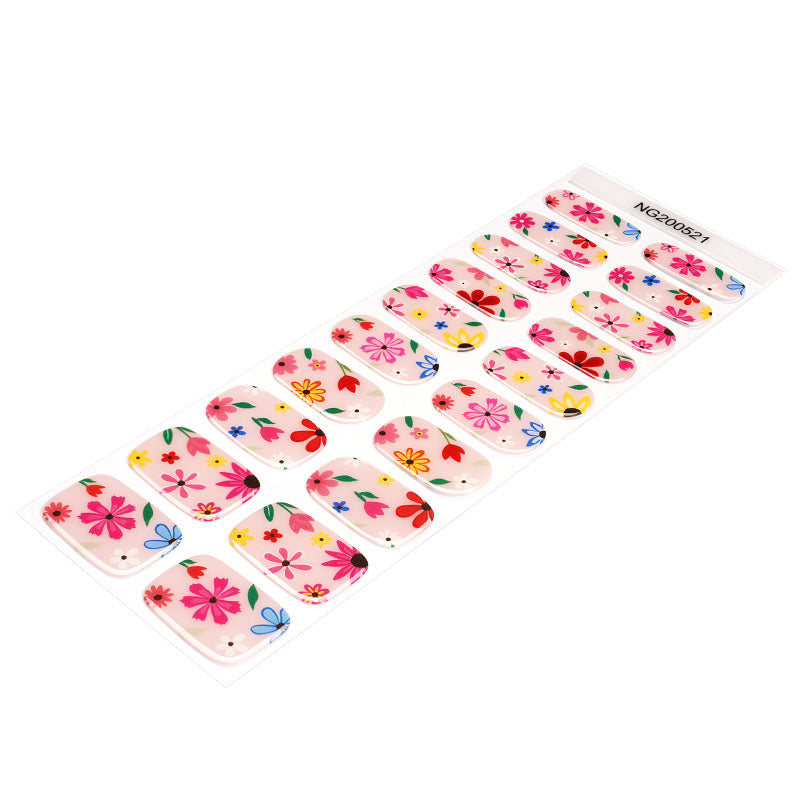 Summer Flowers | Stickers de Gel