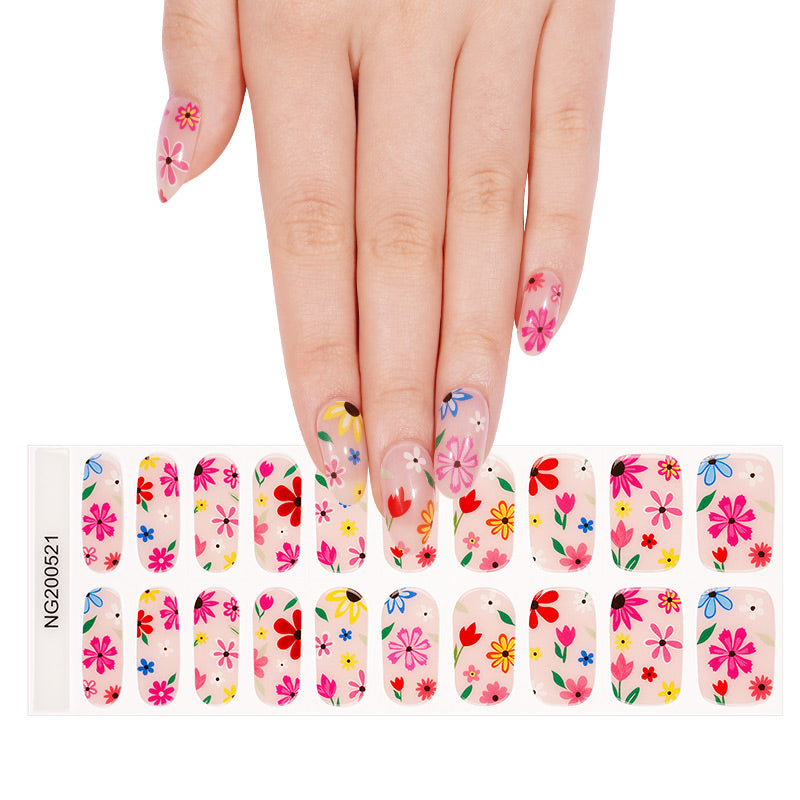 Summer Flowers | Stickers de Gel