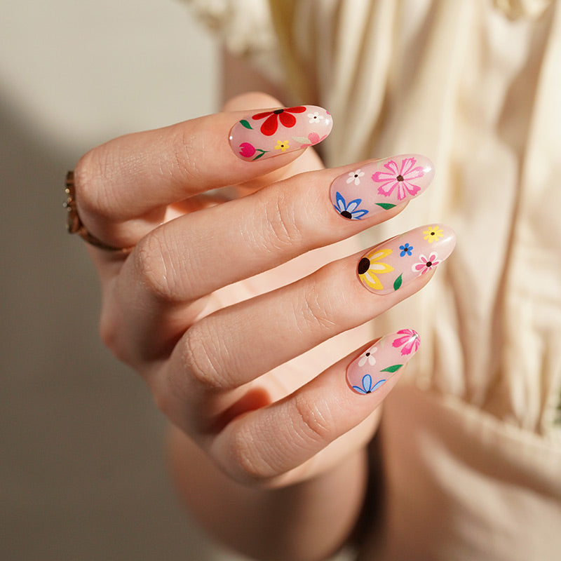 Summer Flowers | Stickers de Gel