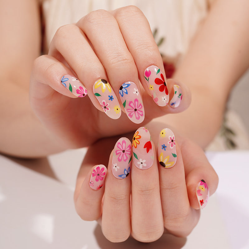 Summer Flowers | Stickers de Gel