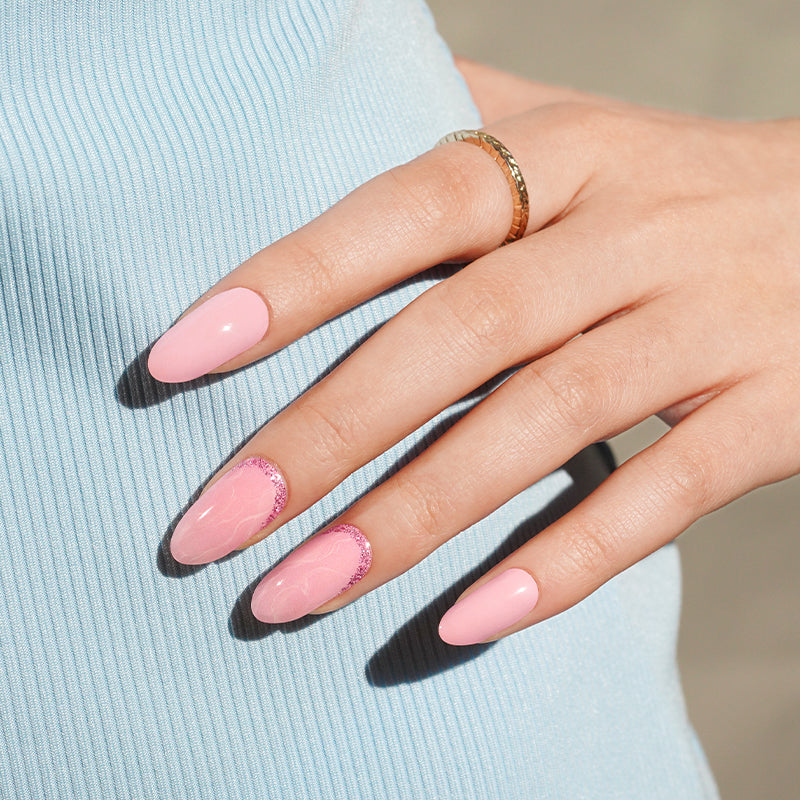 Pink Mármol | Stickers de Gel