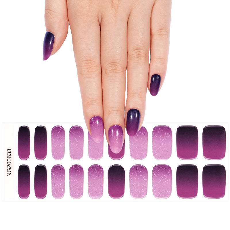 Morado Degradé | Stickers de Gel