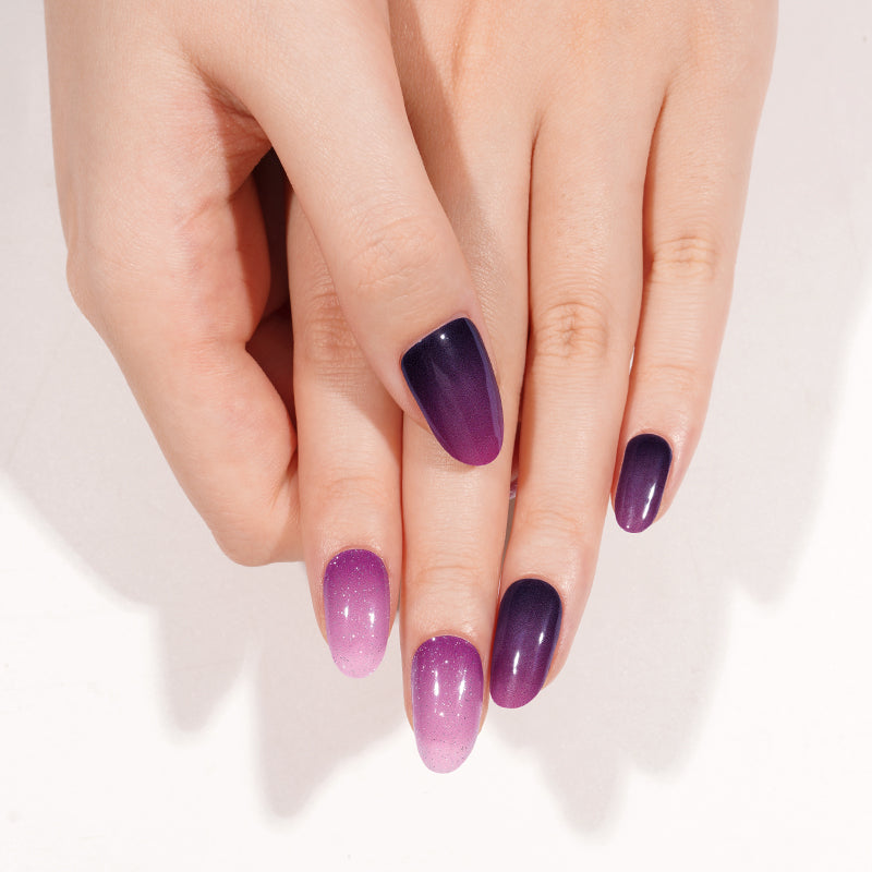 Morado Degradé | Stickers de Gel