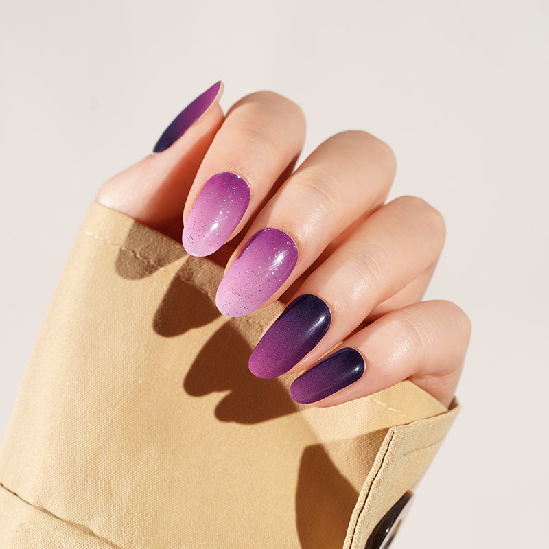 Morado Degradé | Stickers de Gel