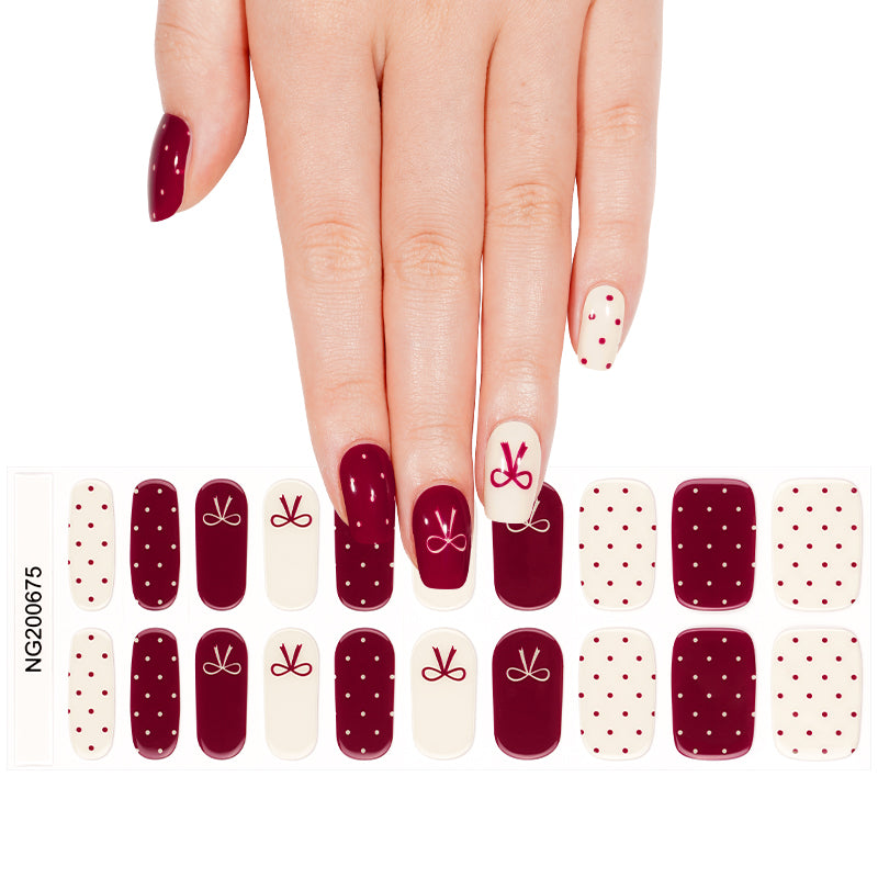 Red Coquette | Stickers de Gel