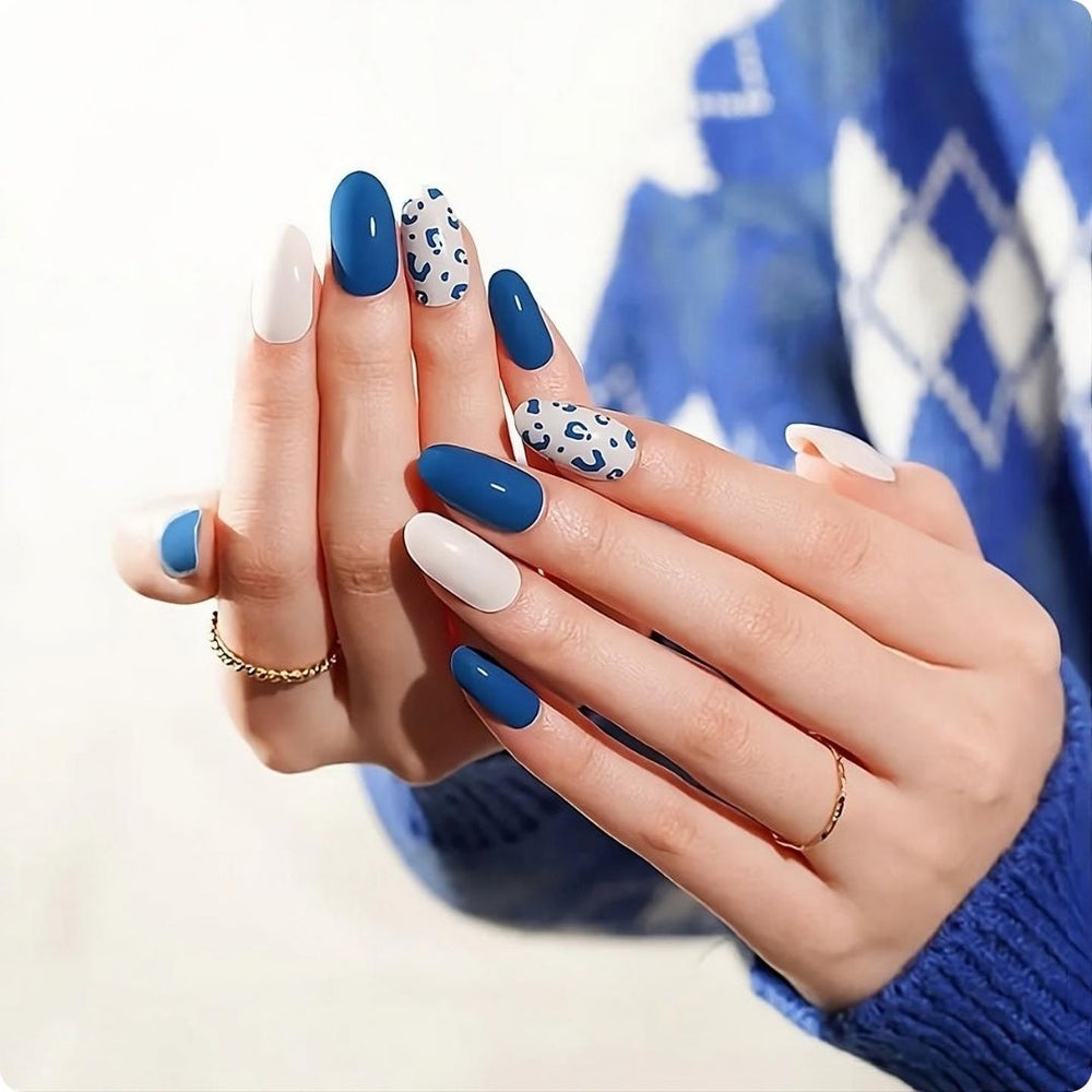 Animal Print Blue | Stickers de Gel