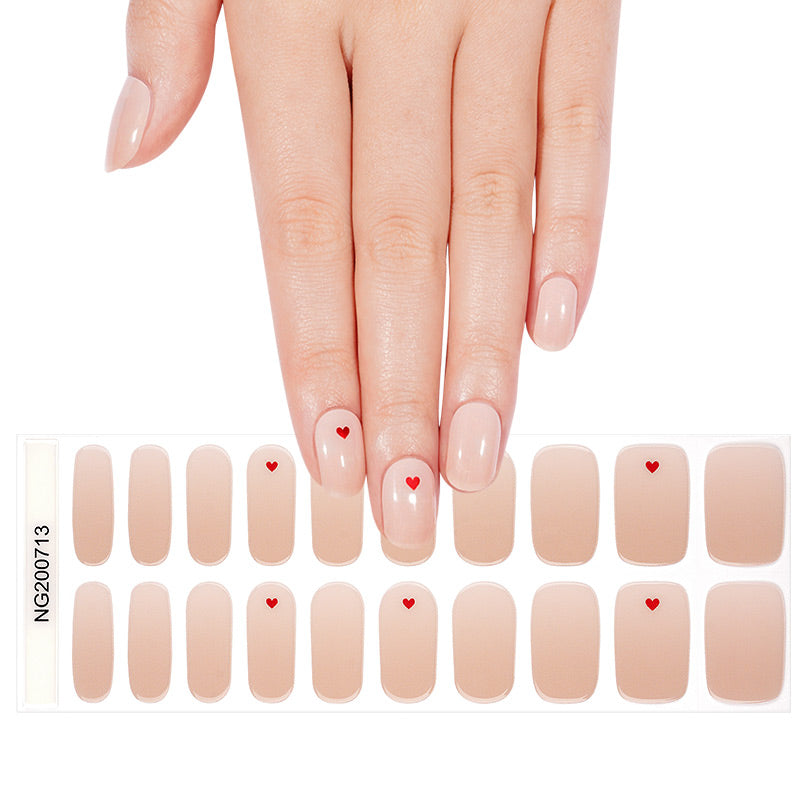 Nude Heart | Stickers de Gel