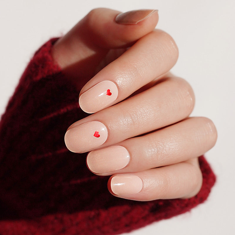 Nude Heart | Stickers de Gel