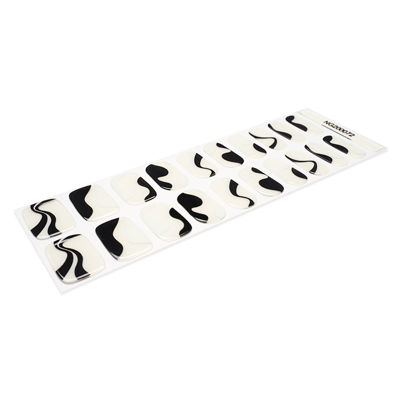 Ondas Minimalistas | Stickers de Gel