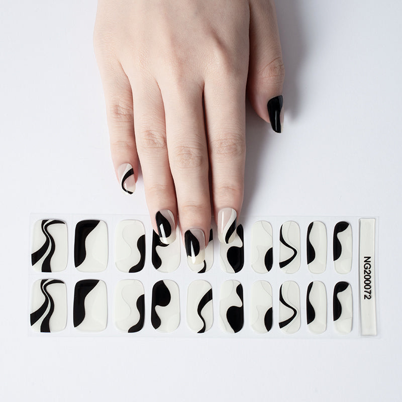 Ondas Minimalistas | Stickers de Gel