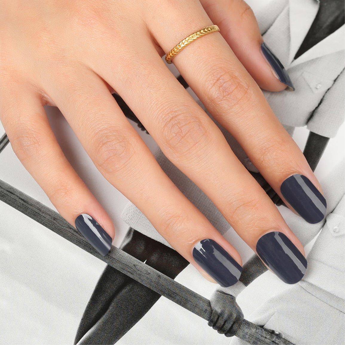 Negro Azulado | Stickers de Gel