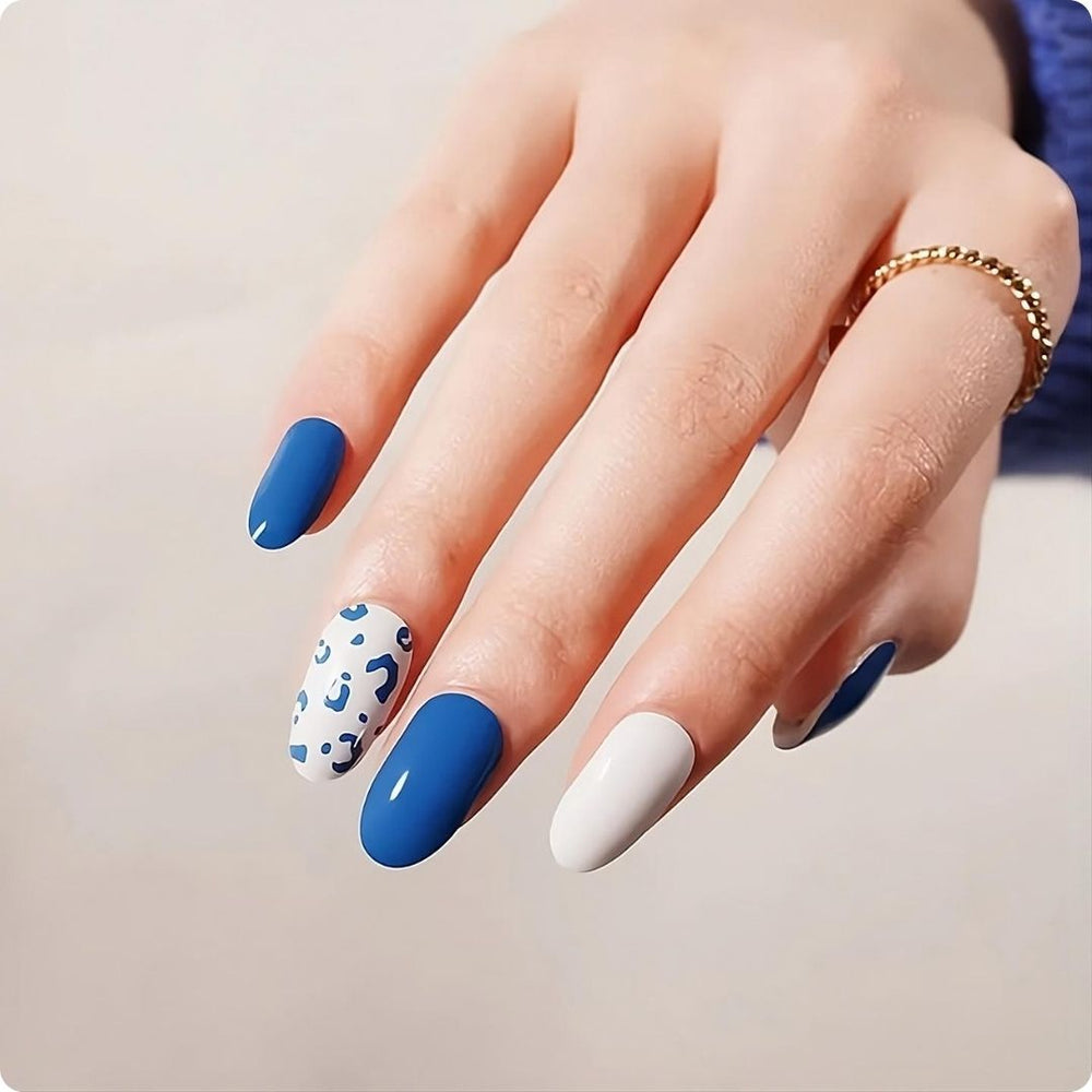 Animal Print Blue | Stickers de Gel