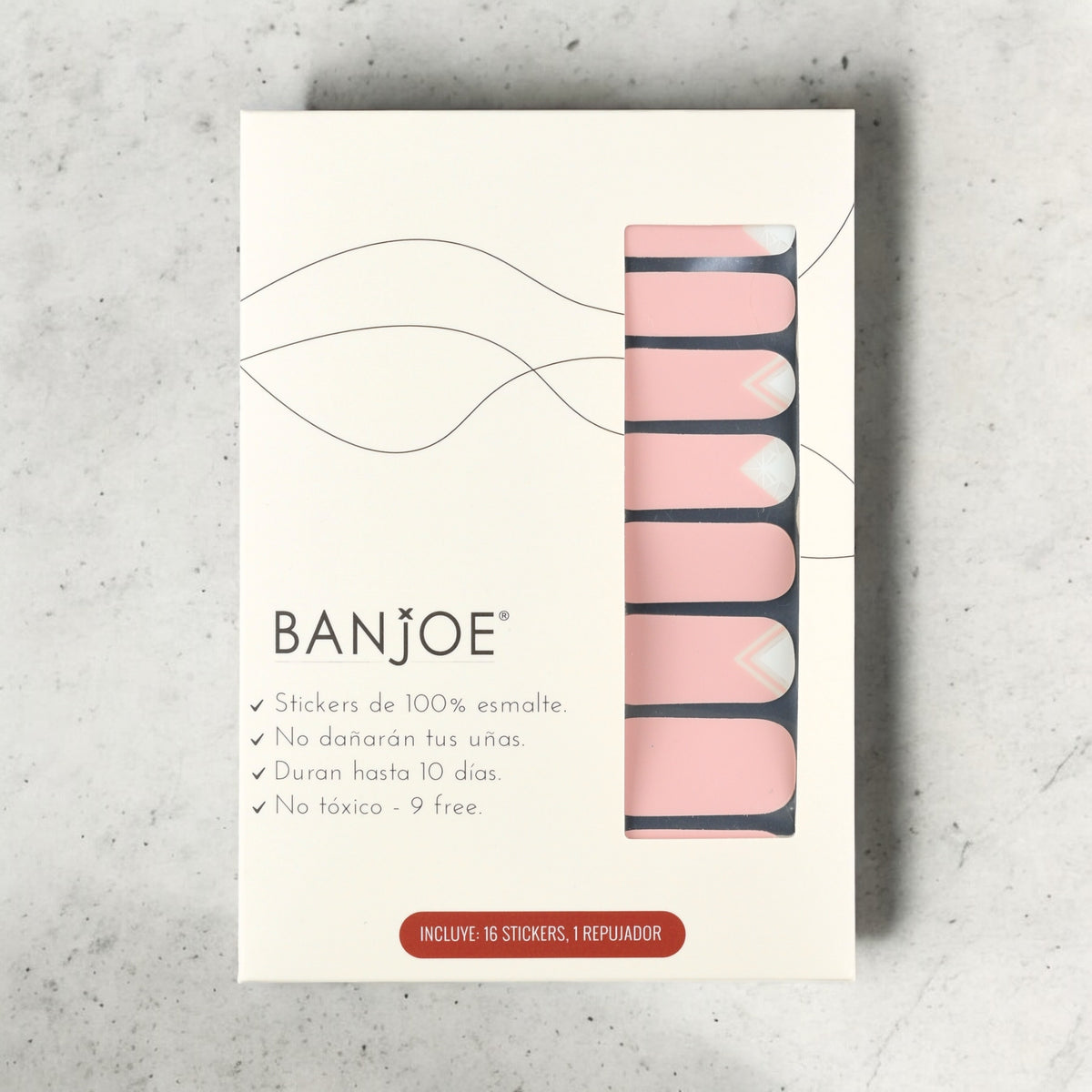 Queen Pink | Stickers de Esmalte